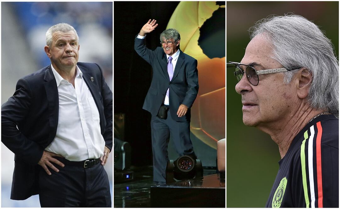 Javier Aguirre, Bora Milutinovic y Miguel Mejía Barón Foto: Imago7