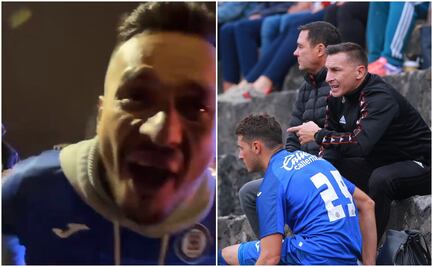 ¡Una verdadera locura! Aficionado de Cruz Azul pierde el control al conocer al 'Chaco' Giménez