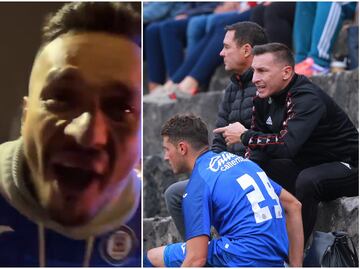 ¡Una verdadera locura! Aficionado de Cruz Azul pierde el control al conocer al 'Chaco' Giménez