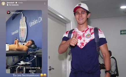 ¡Buenas noticias en Chivas! José Juan Macías está cerca de volver a jugar con el Guadalajara
