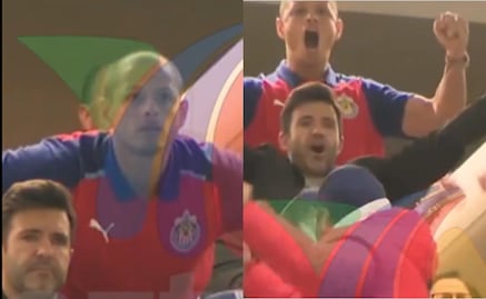 Chicharito Hernández festejó eufóricamente el gol del triunfo de Chivas sobre Toluca