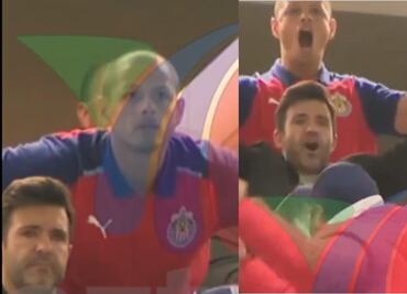 Chicharito Hernández festejó eufóricamente el gol del triunfo de Chivas sobre Toluca