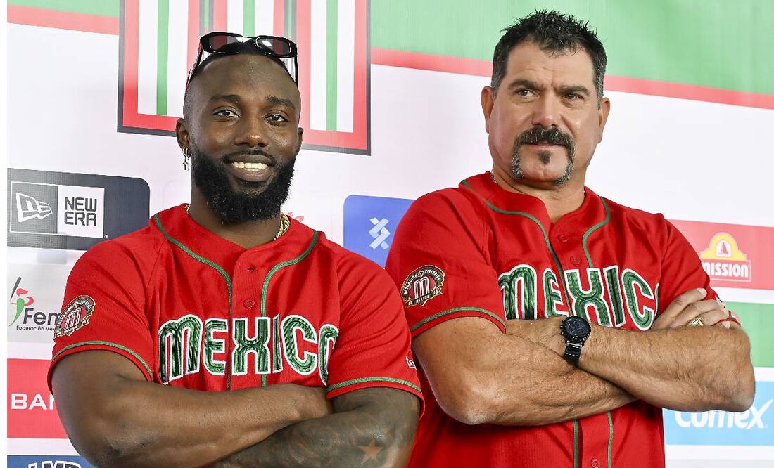 Randy Arozarena y Benjamín Gil estuvieron en el Estadio Alfredo Harp Helú. Foto: Imago7