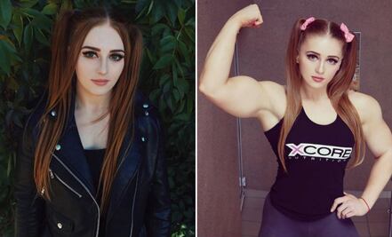 Julia Vins es conocida como la hermosa “Barbie rusa musculosa”