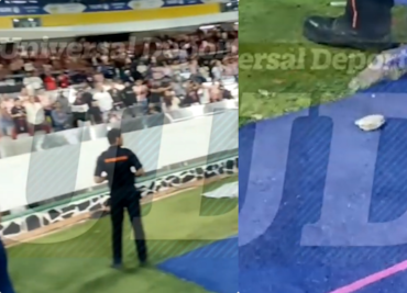 Los Chivahermanos lo vuelven a hacer; lanzan otro objeto al campo tras derrota del Guadalajara