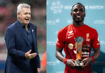 Javier Aguirre mandó un mensaje a Julián Quiñones: "Nadie ve la Liga árabe"