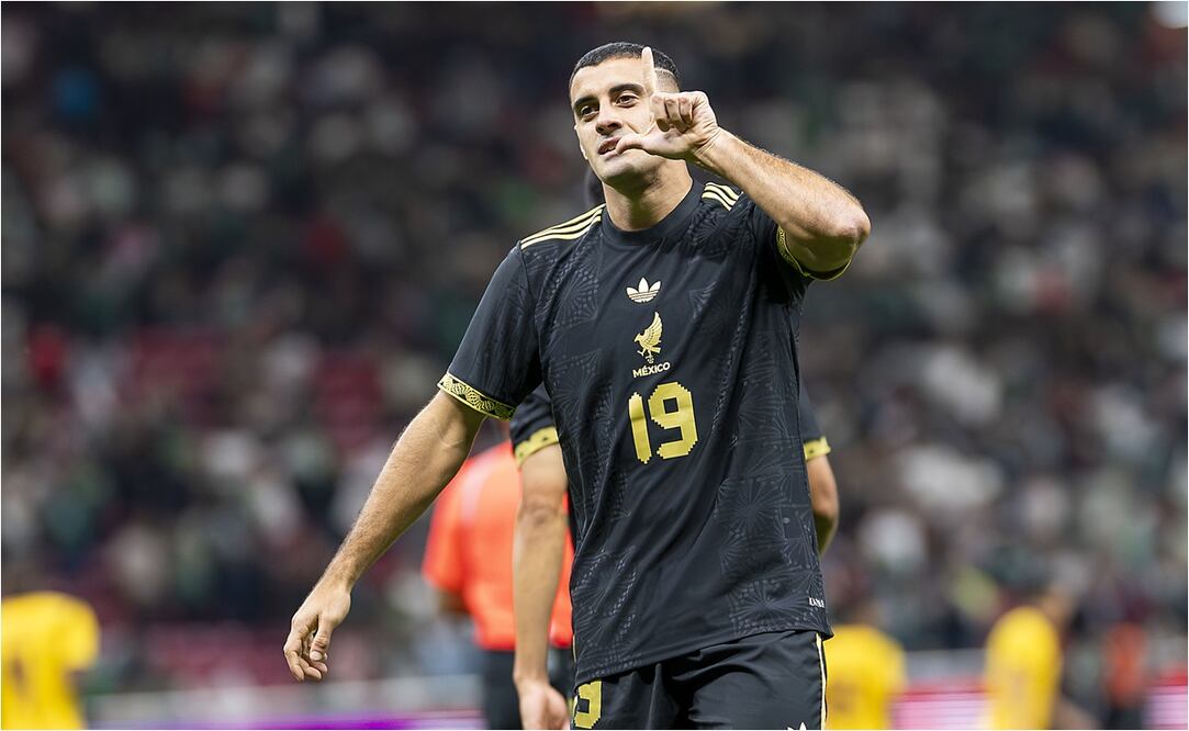 Germán Berterame celebra su gol en el estadio Akron. FOTO: IMAGO7