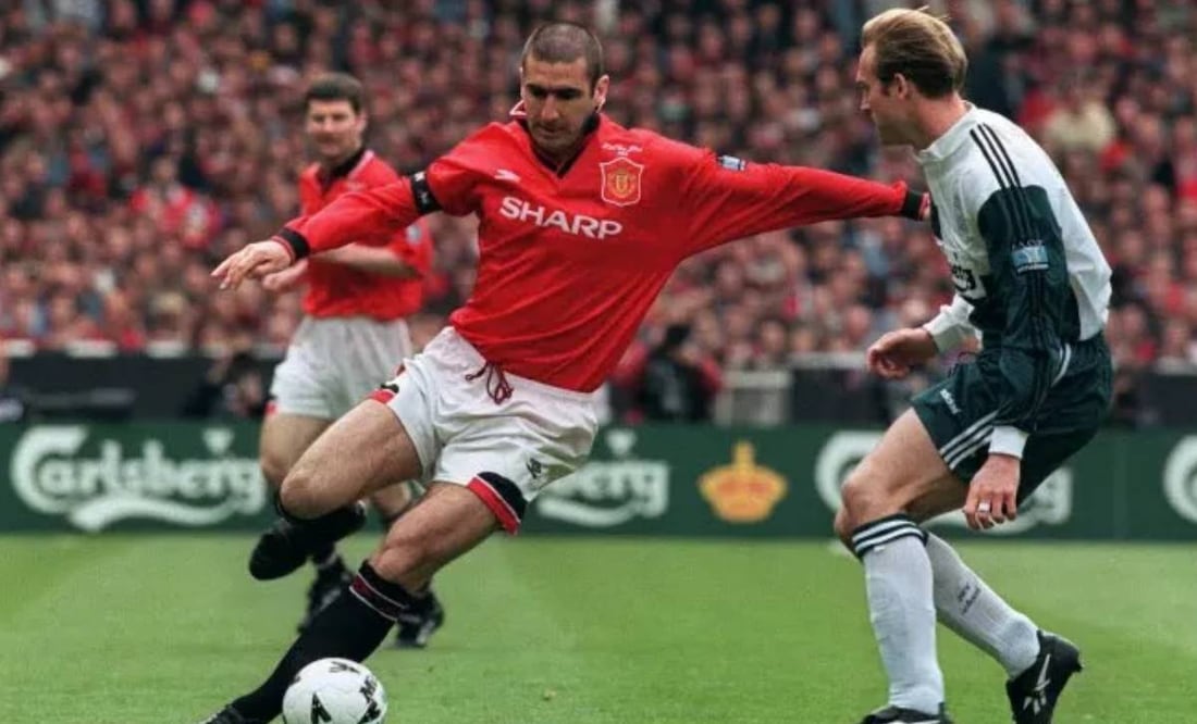 Éric Cantona, figura del Manchester United, nunca pudo jugar un Mundial con Francia. Foto: Agencias