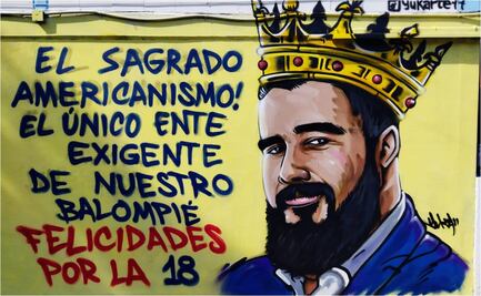 La Monumental 16, barra del América, presume mural dedicado a Álvaro Morales