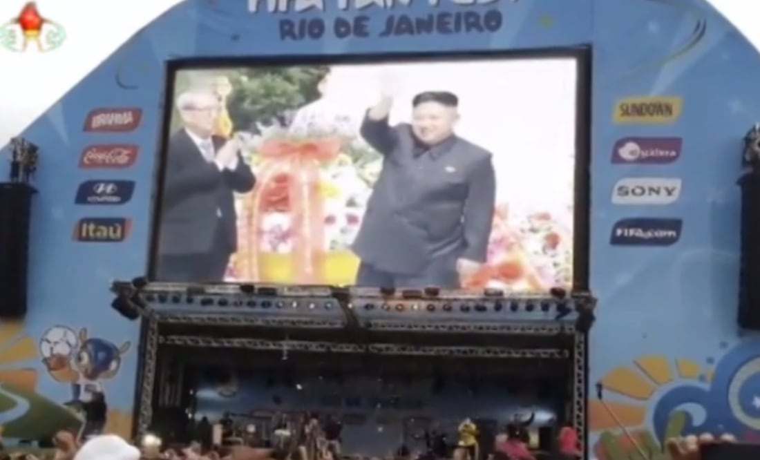 Kim Jong-un en el supuesto montaje | FOTO: Especial