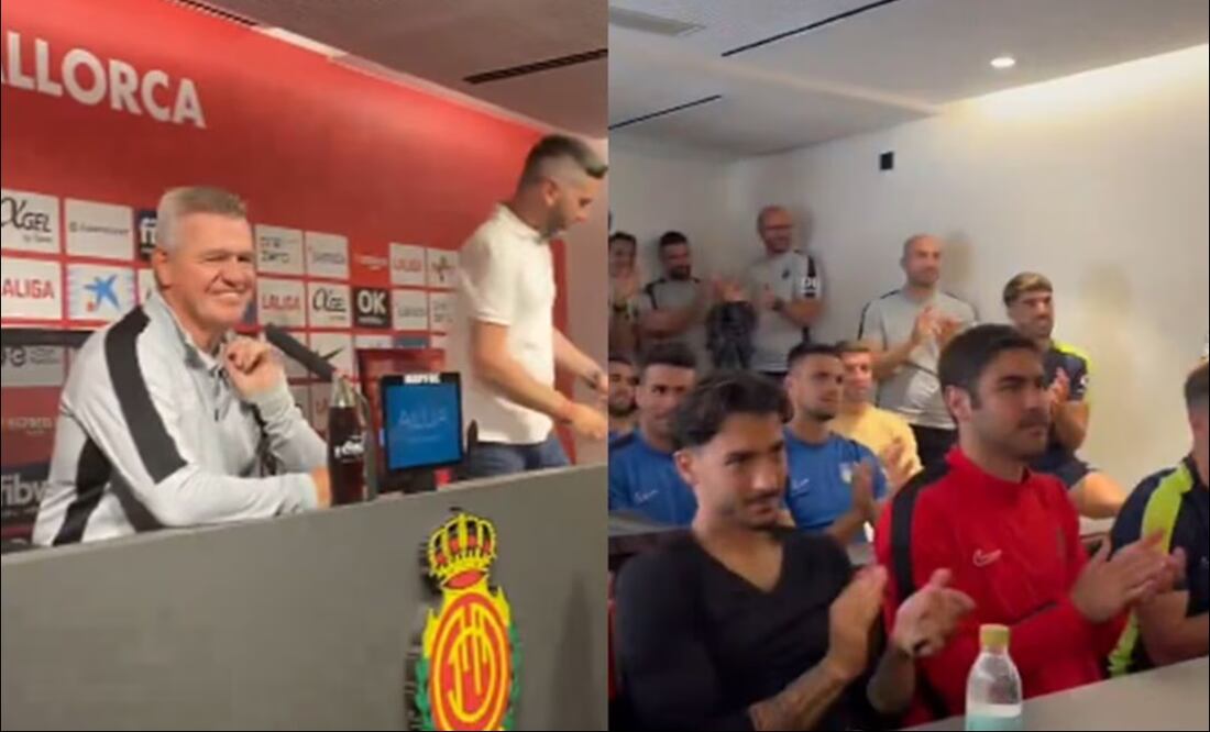 El Vasco Aguirre fue despedido entre aplausos en su última conferencia de prensa / Foto: Especiales