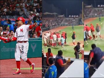 Aficionado agrede a umpire de LMB y causa indignación; los Diablos Rojos ofrecieron disculpas