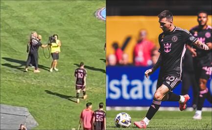 Guardaespaldas de Messi 'jaloneó' a camarógrafo previo al juego Inter Miami vs NYC FC
