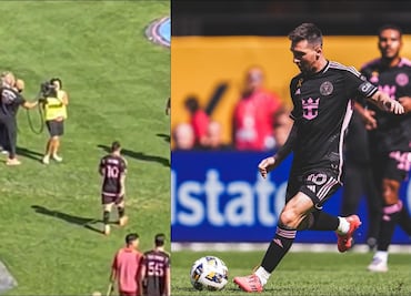 Guardaespaldas de Messi 'jaloneó' a camarógrafo previo al juego Inter Miami vs NYC FC