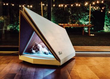 ¿Tu perro le teme a la pirotecnia? Esta casa para mascotas de Ford es la solución