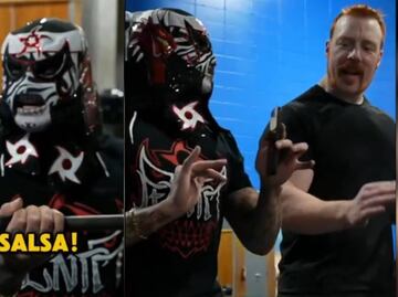 Penta Zero Miedo muestra sus mejores pasos de baile y le enseña a bailar a Sheamus
