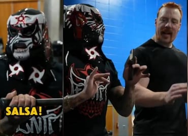 Penta Zero Miedo muestra sus mejores pasos de baile y le enseña a bailar a Sheamus
