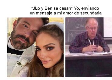 Los 10 mejores memes de la boda de Jennifer Lopez y Ben Affleck