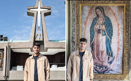 Carlos Alcaraz aprovechó su estancia en la CDMX y visitó la Basílica de Guadalupe previo a su juego en la Plaza México