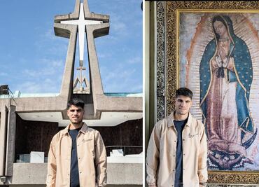 Carlos Alcaraz aprovechó su estancia en la CDMX y visitó la Basílica de Guadalupe previo a su juego en la Plaza México