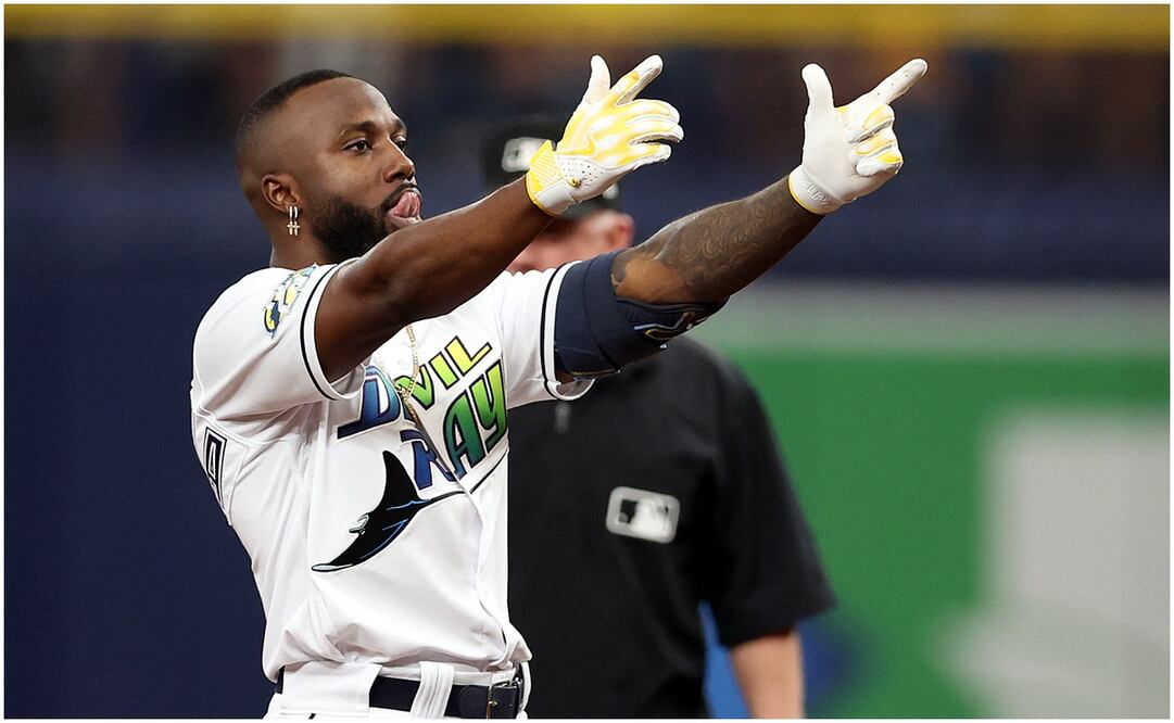 Randy Arozarena con los Rays de Tampa / FOTO: AFP
