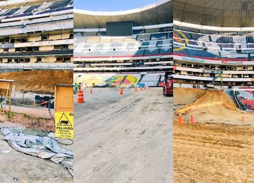 Aficionados se preocupan por lo lenta que va la remodelación del Estadio Azteca para el Mundial
