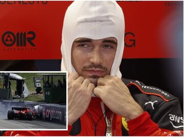 Leclerc hizo el blooper del año en Fórmula 1 al chocar... ¡En la vuelta de formación!