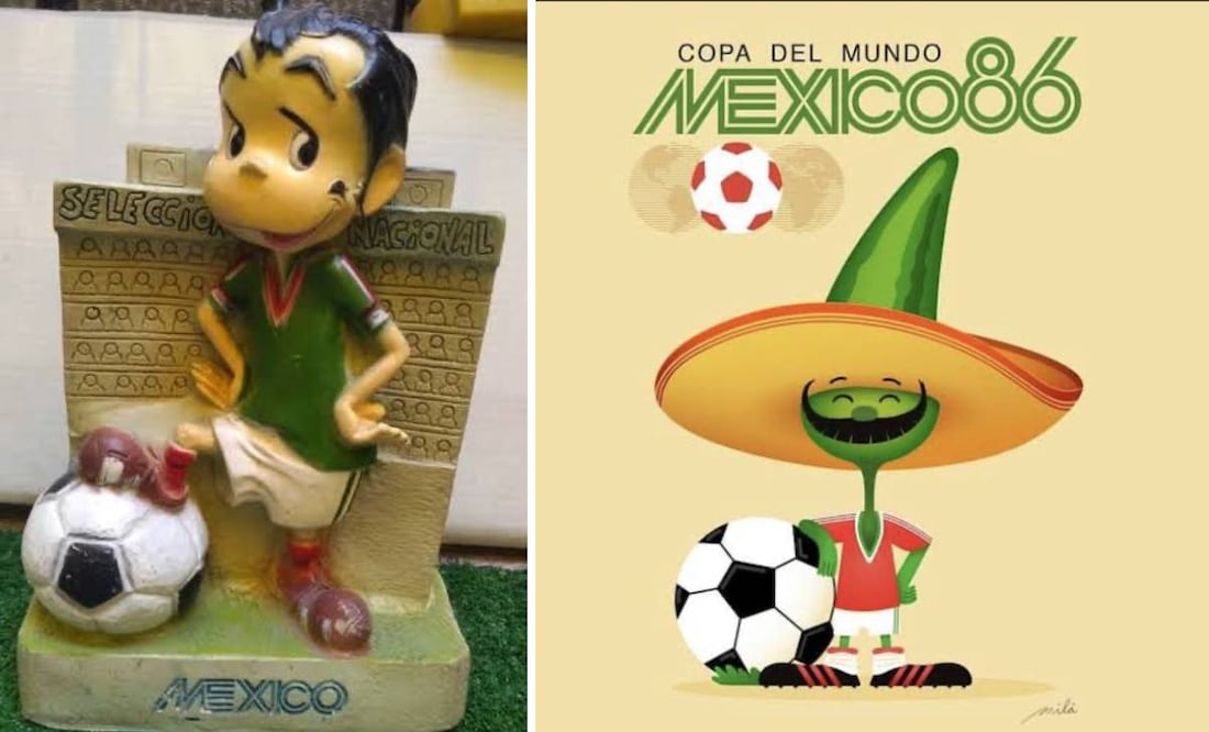 Cantinflas sería la mascota oficial de México 86, pero días después fue sorpresivamente sustituido por Pique. Foto: Especial