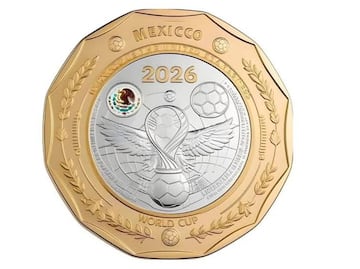 Revelan características de monedas edición especial del Mundial 2026; ¿cuánto van a costar?
