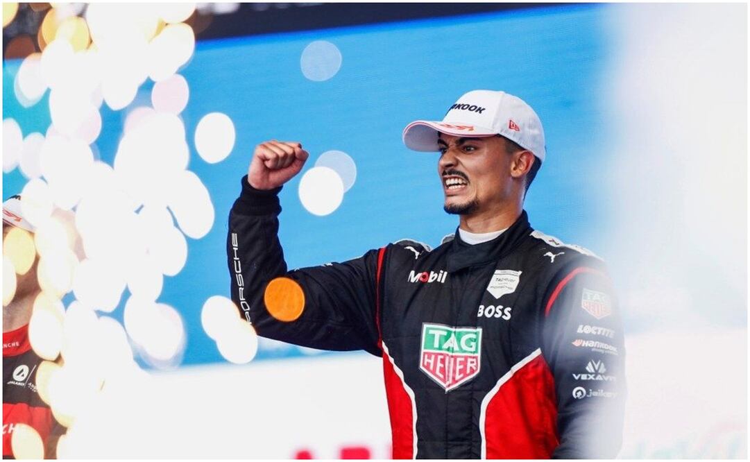 Pascal Wehrlein festejando su triunfo en México / FOTO: Especial