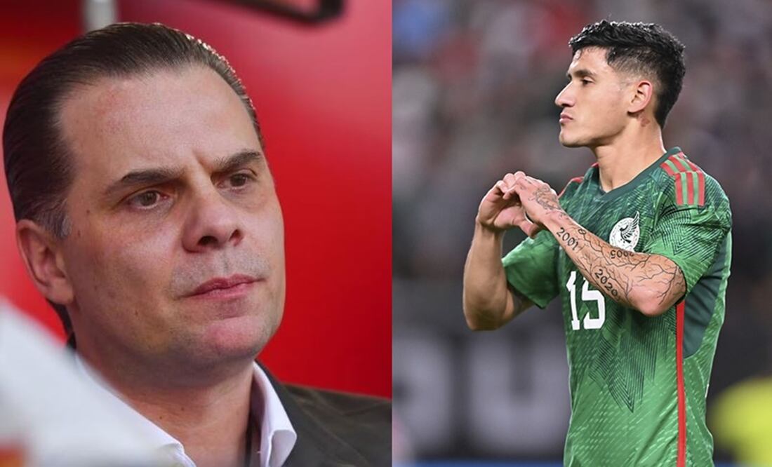 Christian Martinoli y Uriel Antuna - Foto: Especial