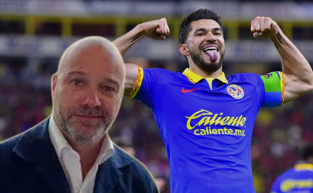 Luis García en un podcast y Henry Martín celebrando un gol ante Atlas / FOTOS: Captura e Imago7