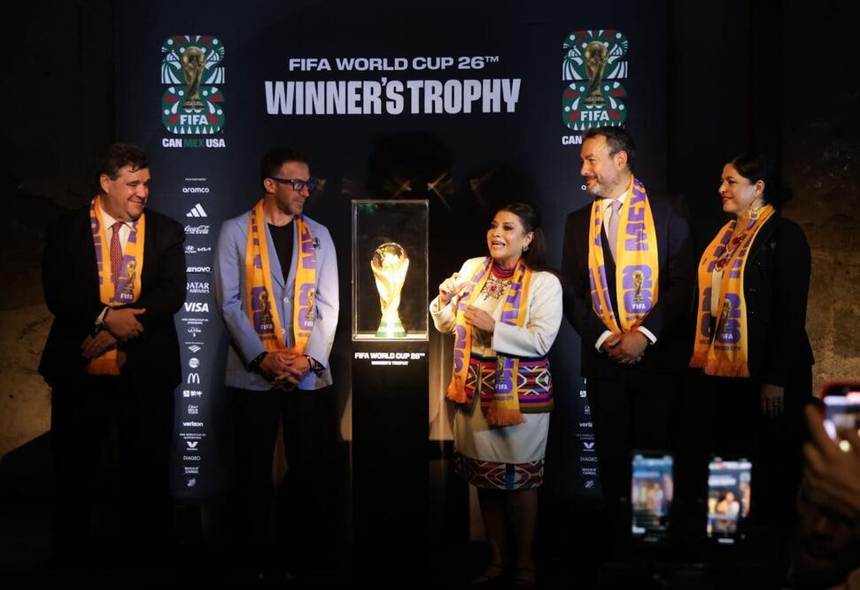 A 365 días del Mundial 2026, Clara Brugada devela reloj regresivo en la Ciudad de México rumbo a la Copa del Mundo - Foto: Carlos Mejía/EL UNIVERSAL.