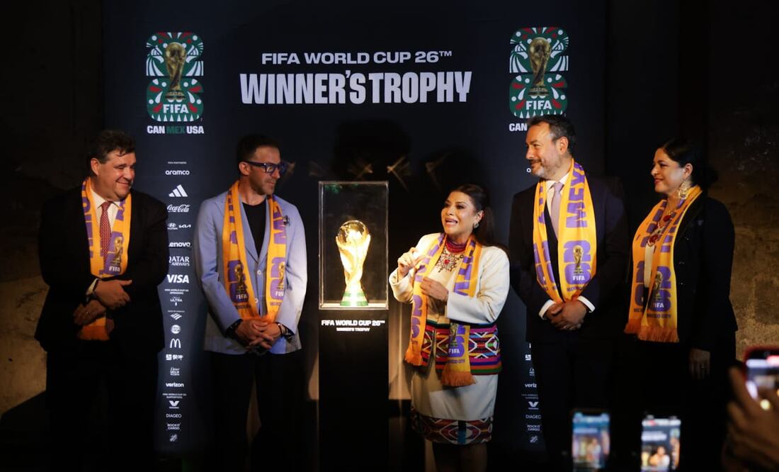 A 365 días del Mundial 2026, Clara Brugada devela reloj regresivo en la Ciudad de México rumbo a la Copa del Mundo - Foto: Carlos Mejía/EL UNIVERSAL.