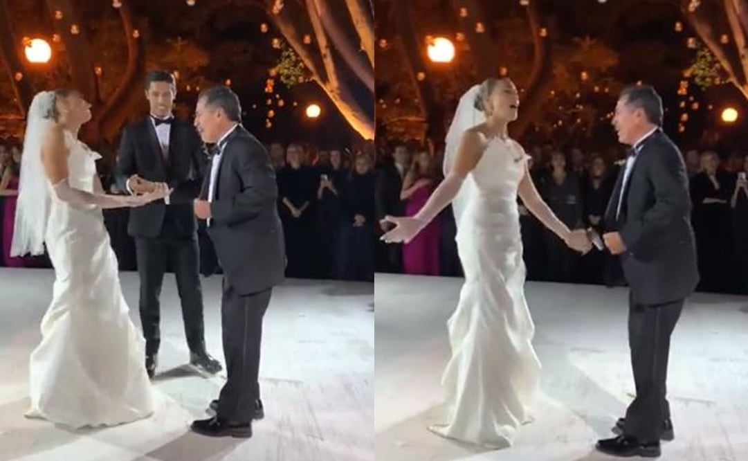 Benjamín Galindo durante la boda de su hija - Foto: Especial