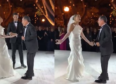 El emotivo video de Benjamín Galindo bailando durante la boda de su hija