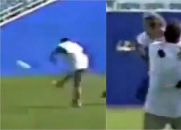 El día que David Faitelson marcó un gol en una cancha de Copa del Mundo; José Ramón Fernández le dio la asistencia