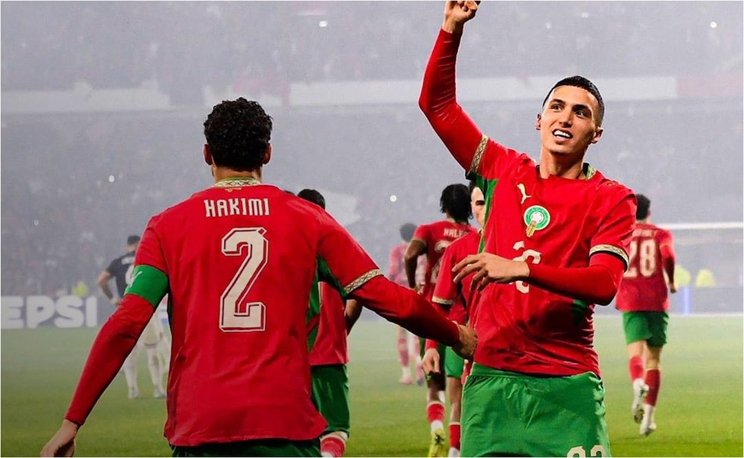 FOTO: ESPECIAL - Achraf Hakimi y la Selección de Marruecos jugarán duelo amistoso ante rival de la Concacaf