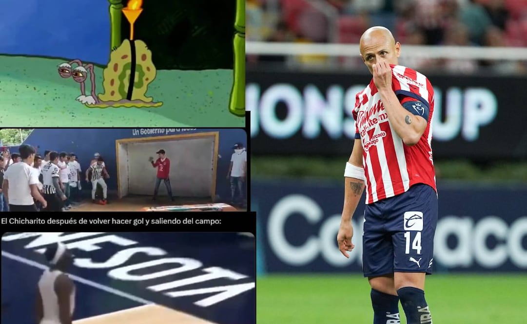 Los memes no perdonaron a Javier Hernández. Foto: Especial.