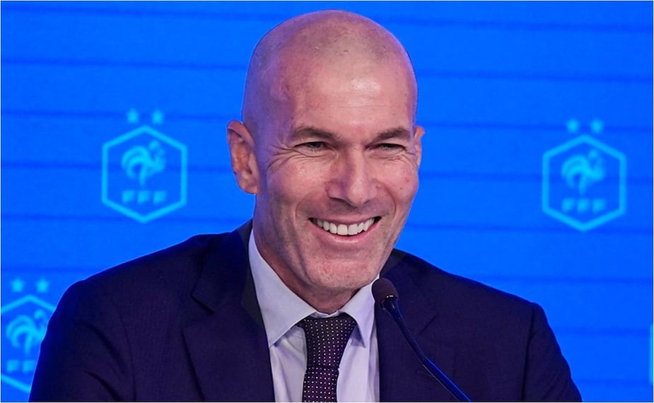 FOTO: Zinedine Zidane vive un momento único; su debut con Francia supera cualquier otro - @equipedefrance