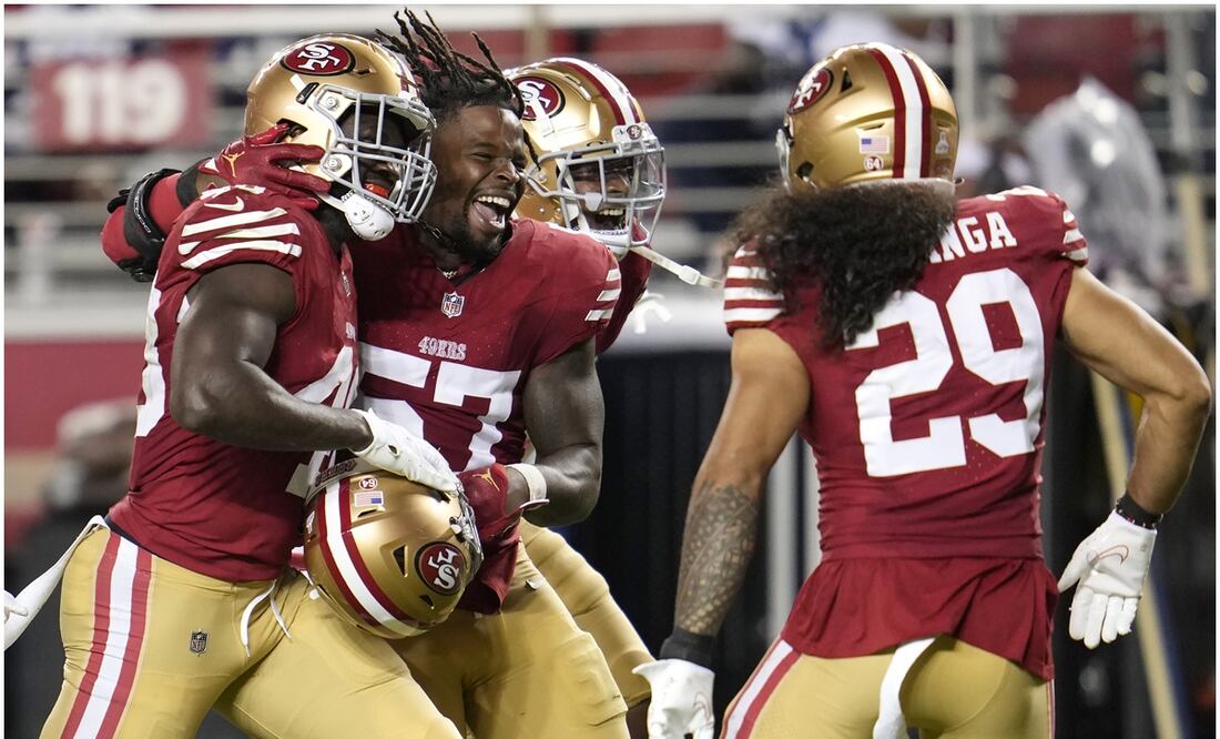 49ers celebrando ante Dallas / FOTO: AP