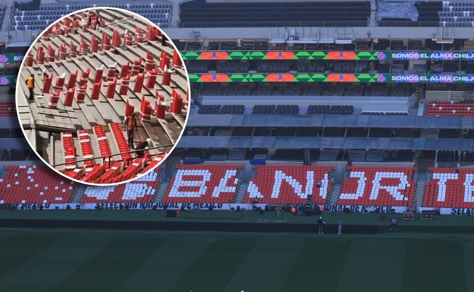 A días de haberse inaugurado, el Estadio Banorte ya será 'desmantelado'. FOTO: Fernanda Rojas | EL UNIVERSAL / Captura