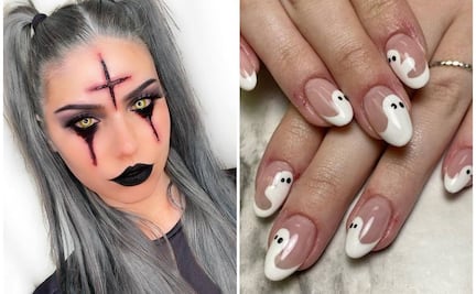5 maquillajes y 5 diseños de uñas para Halloween sencillos y aterradores