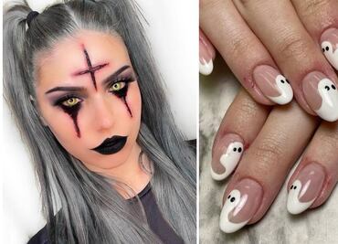5 maquillajes y 5 diseños de uñas para Halloween sencillos y aterradores