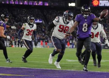 Ravens destrozaron a Texans en un juego donde Lamar Jackson fue la gran figura