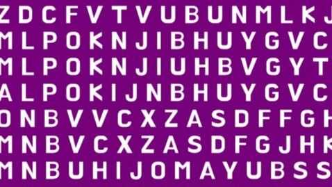 El acertijo visual para personas con alto coeficiente: encuentra la palabra 'MEMORIA' en solo 7 segundos