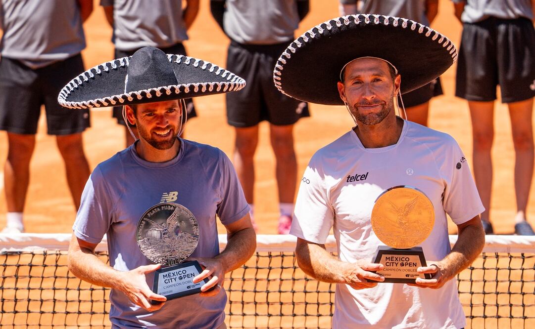 Santiago González y Austin Krajicek se proclamaron campeones del Mexico City Open | FOTO: Cortesía