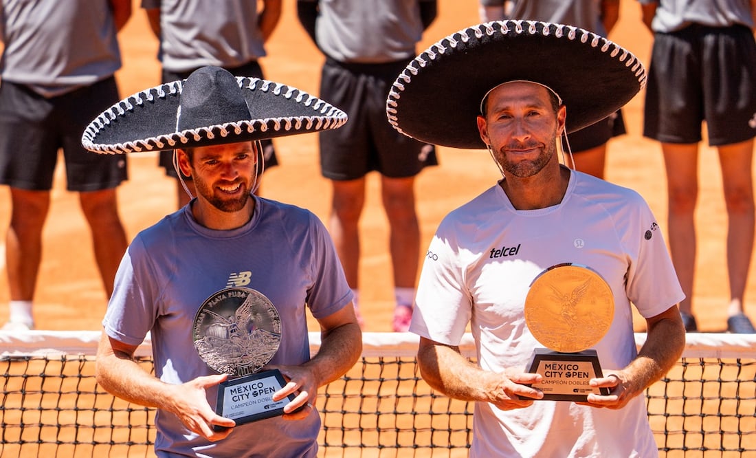 Santiago González y Austin Krajicek se proclamaron campeones del Mexico City Open | FOTO: Cortesía