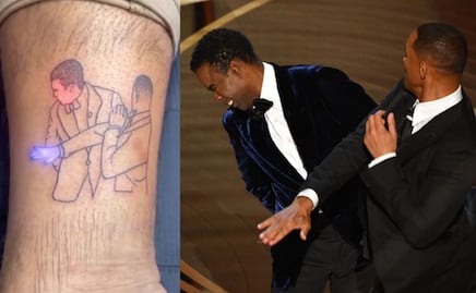 Hombre se hace tatuaje de la bofetada de Will Smith a Chris Rock