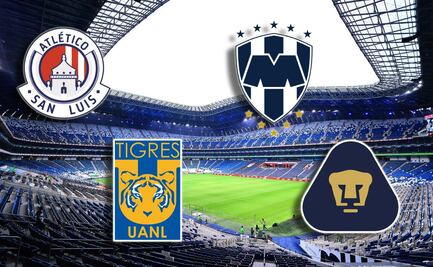 ¿Cuándo y dónde ver Atlético San Luis vs Tigres y Rayados vs Pumas este jueves 28 de noviembre?